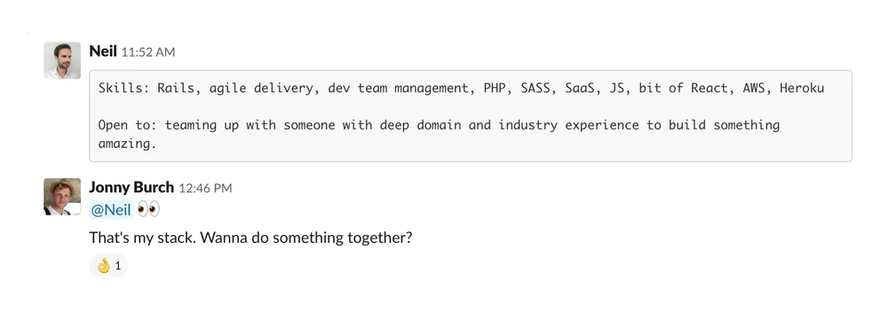 I have a co-founder!